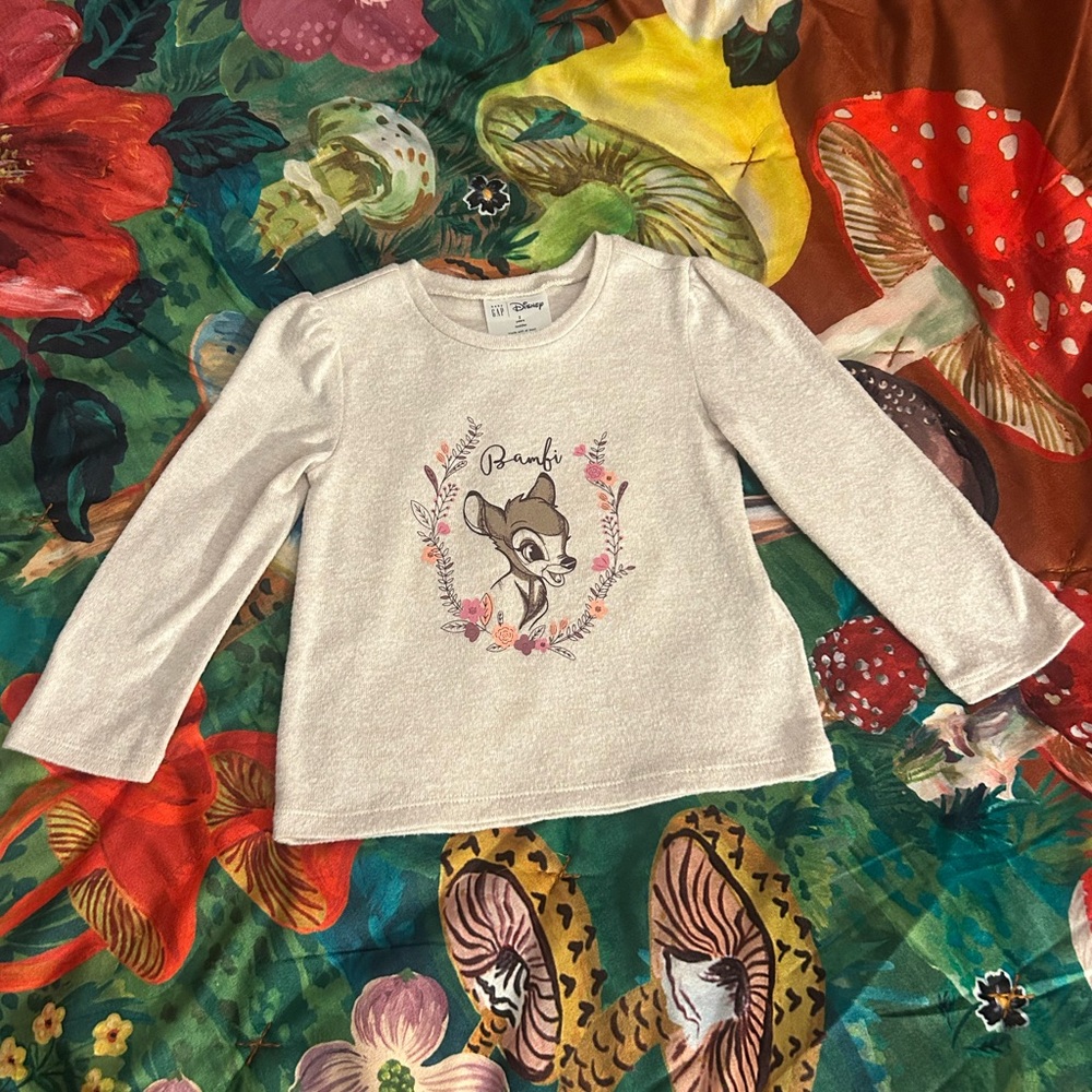 GAP NWOT Bambi Long Sleeve Tee Size 2T